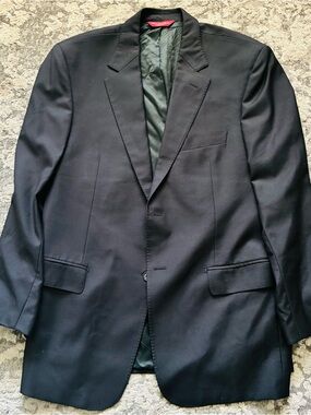 Pronto Uomo Black Men's Sport Coat Blazer